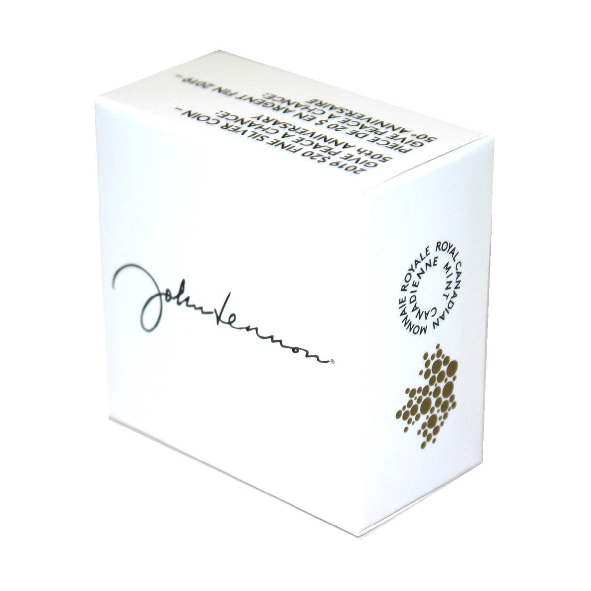 2019 Canada $20 Give Peace A Chance - 50th Anniversary Fine Silver (No Tax)