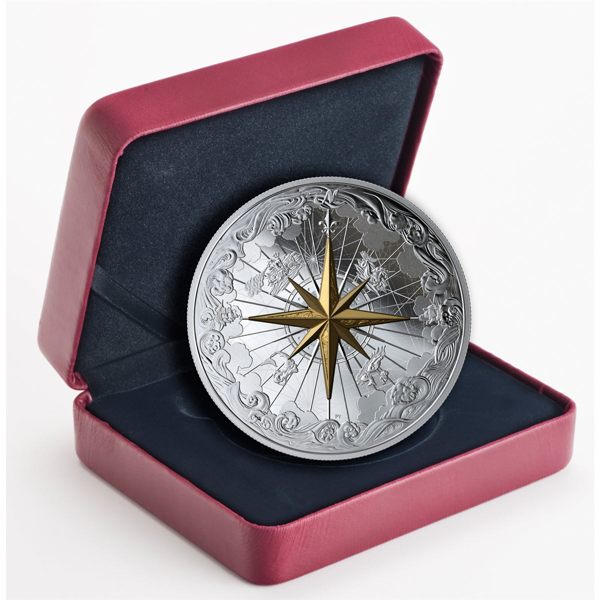 2019 Canada $50 Rose of the Winds Fine Silver Coin