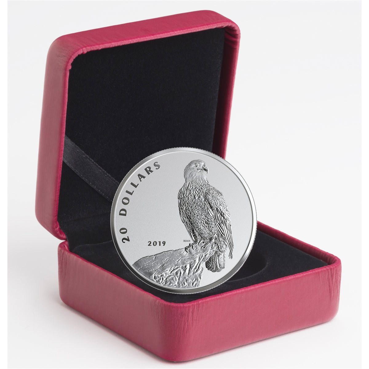 2019 Canada $20 The Valiant One - Bald Eagle Fine Silver (No Tax)