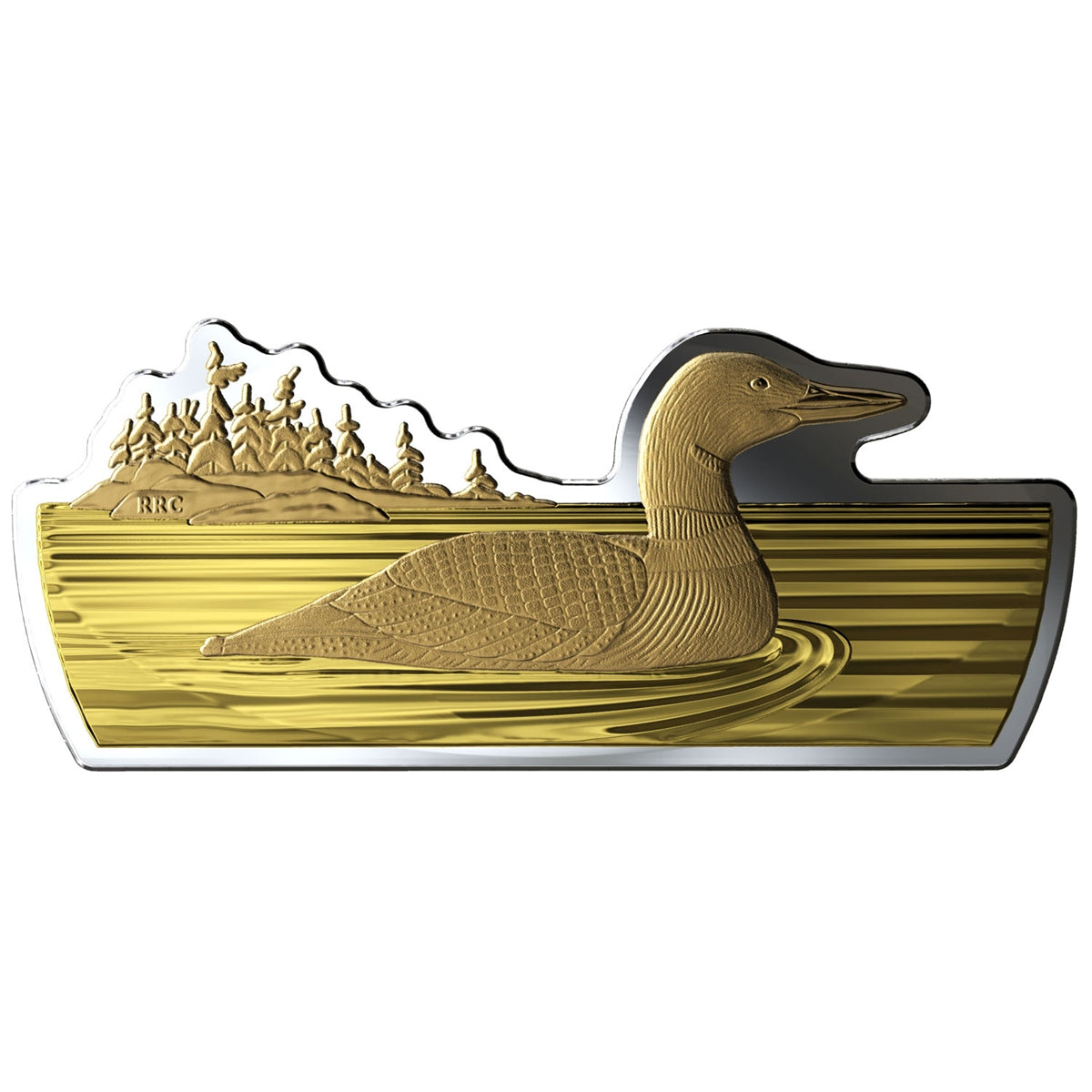 2020 Canada $50 Real Shapes: The Common Loon Fine Silver Coin (No Tax)