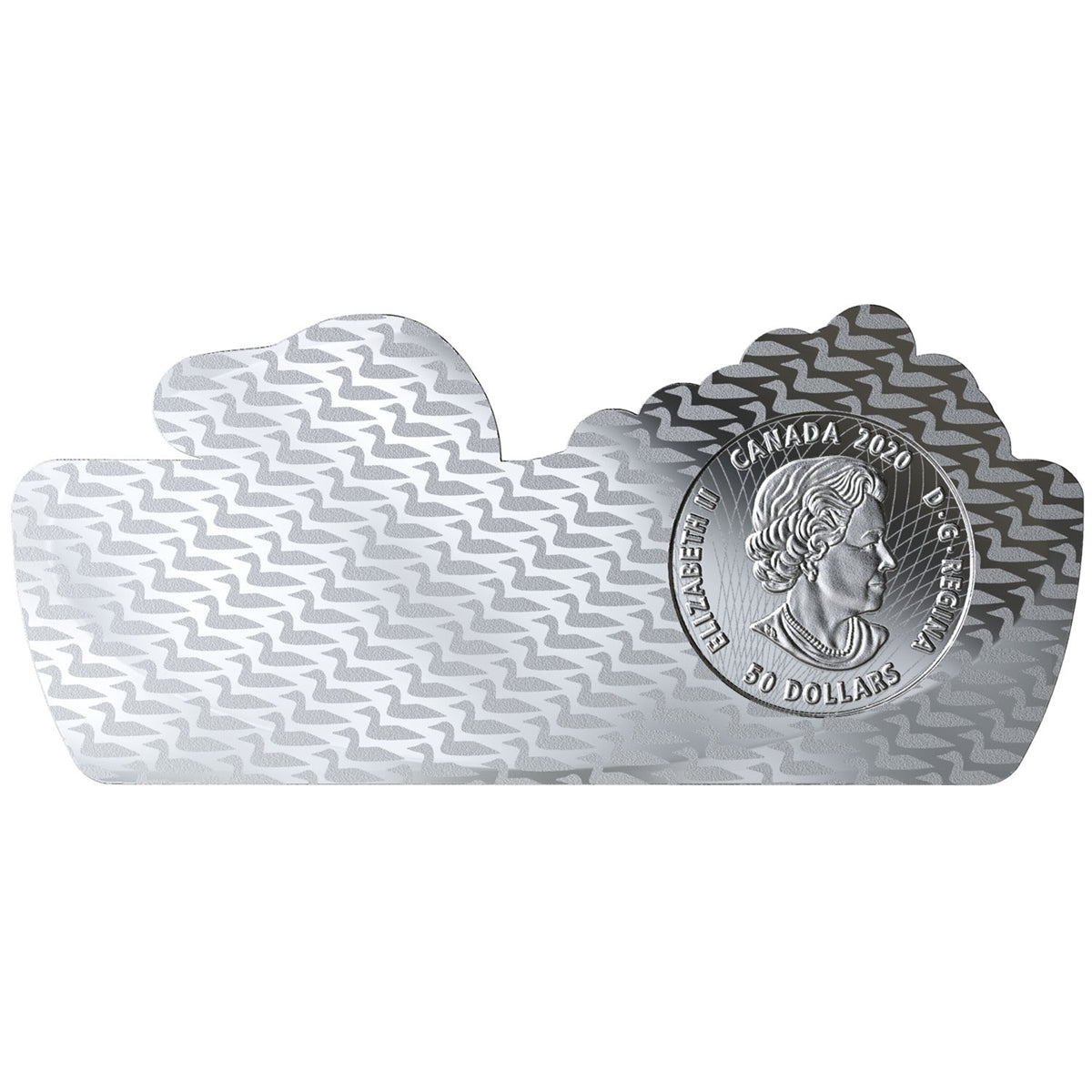2020 Canada $50 Real Shapes: The Common Loon Fine Silver Coin (No Tax)