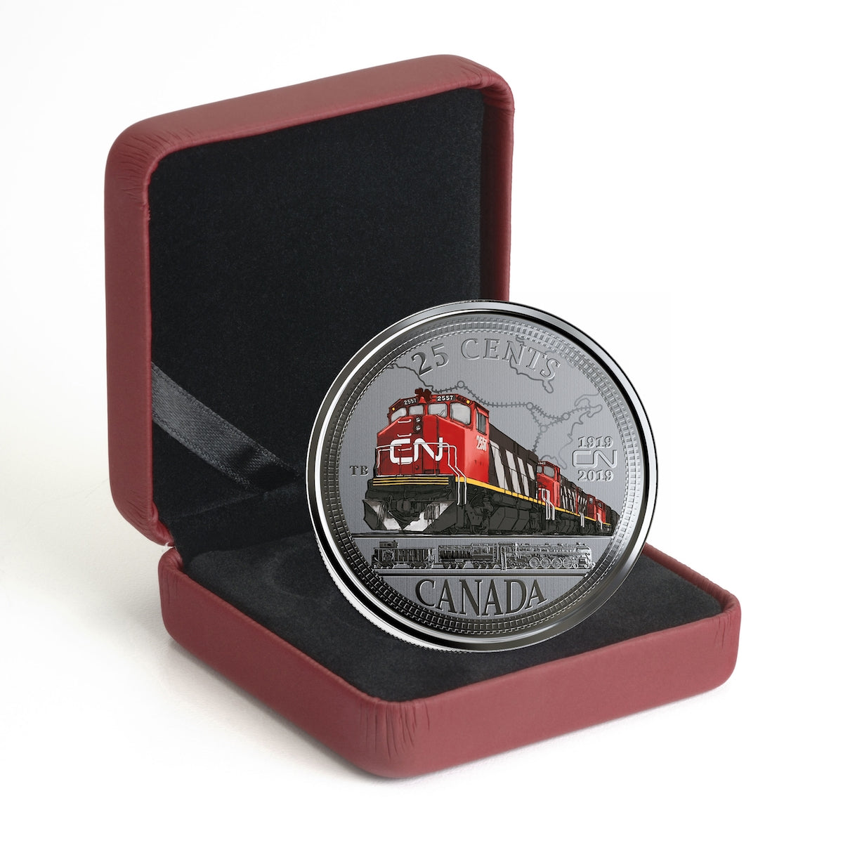 2019 25-cent 100th Anniversary of CN Rail