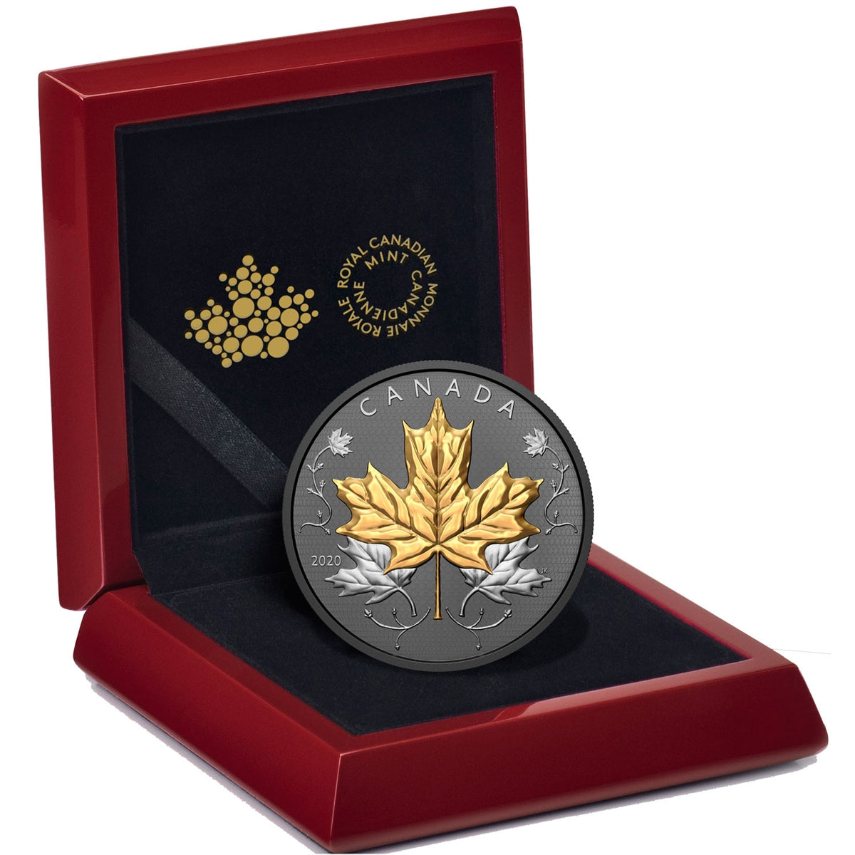 2020 Canada $50 Maple Leaves in Motion Fine Silver Coin (No Tax)