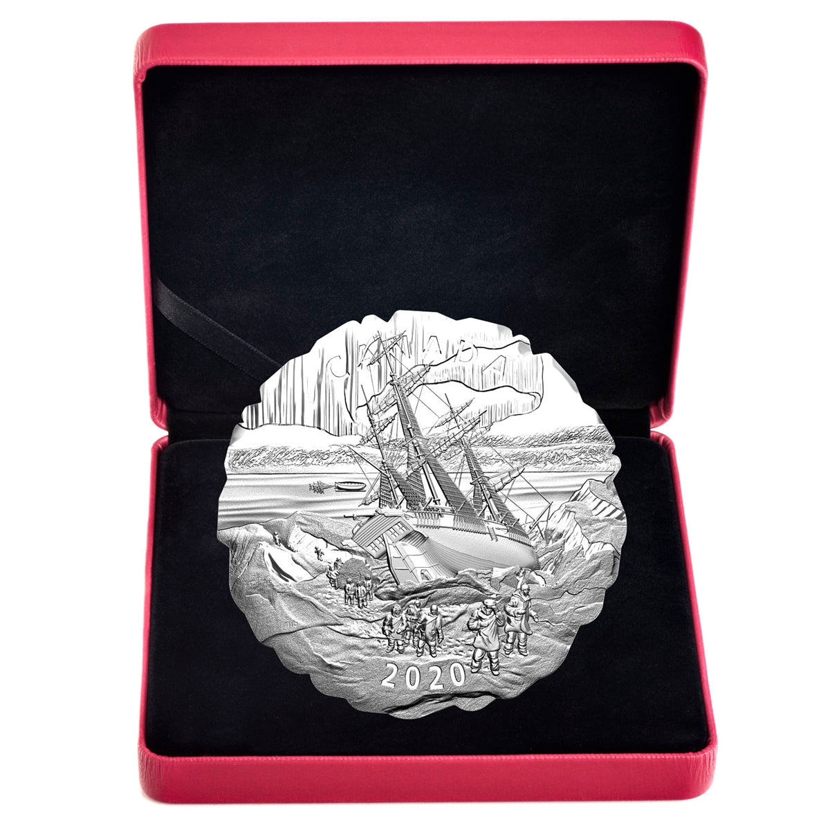 2020 Canada $50 Franklin's Lost Arctic Expedition Fine Silver Coin (No Tax)