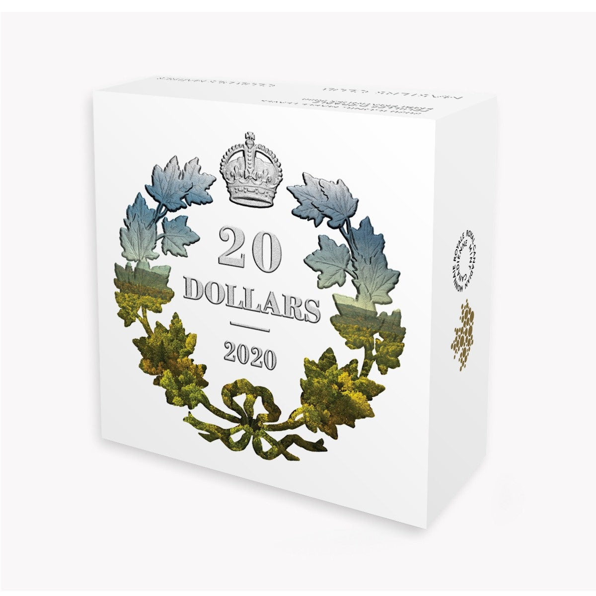 2020 Canada $20 Iconic Maple Leaves Fine Silver (No Tax)