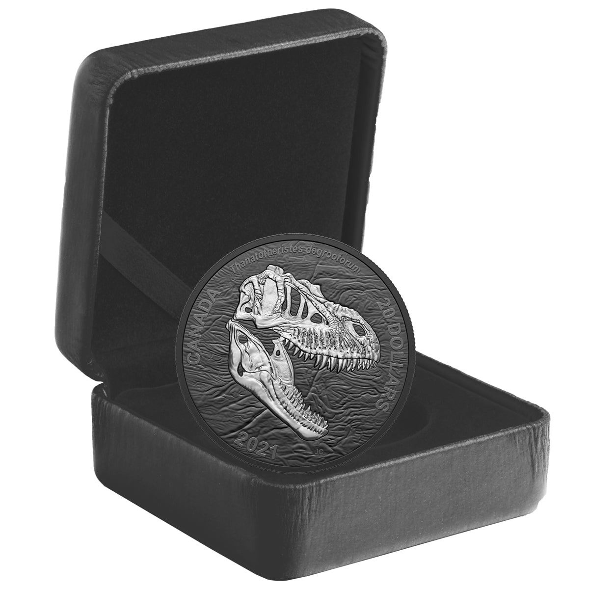 2021 Canada $20 Discovering Dinosaurs: Reaper of Death Fine Silver Coin (No Tax)