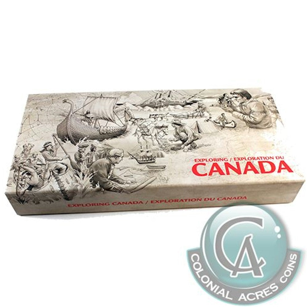 Empty Exploring Canada 10-coin Display Box for up to 38mm Capsules