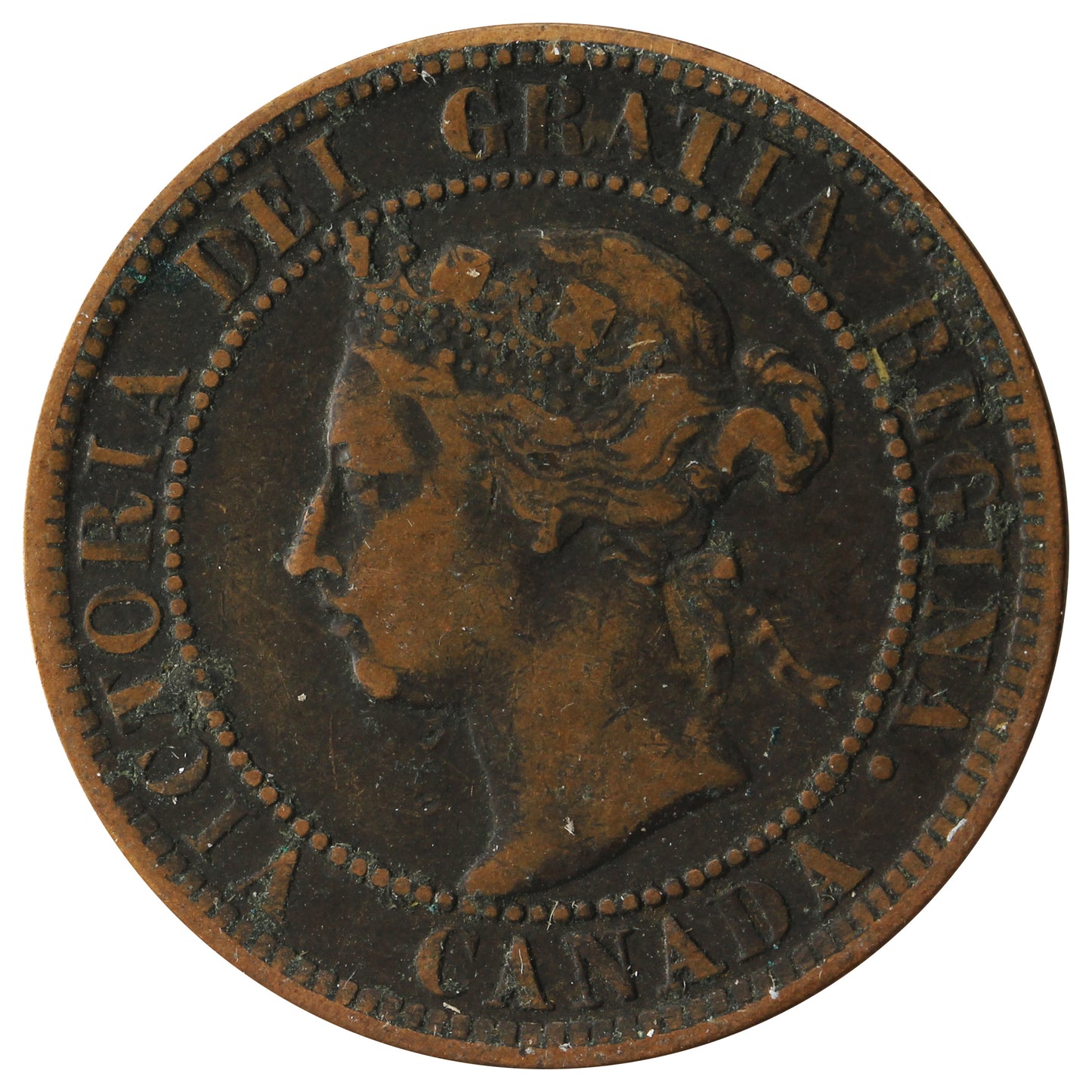 1899 Canada 1-cent F-VF (F-15)