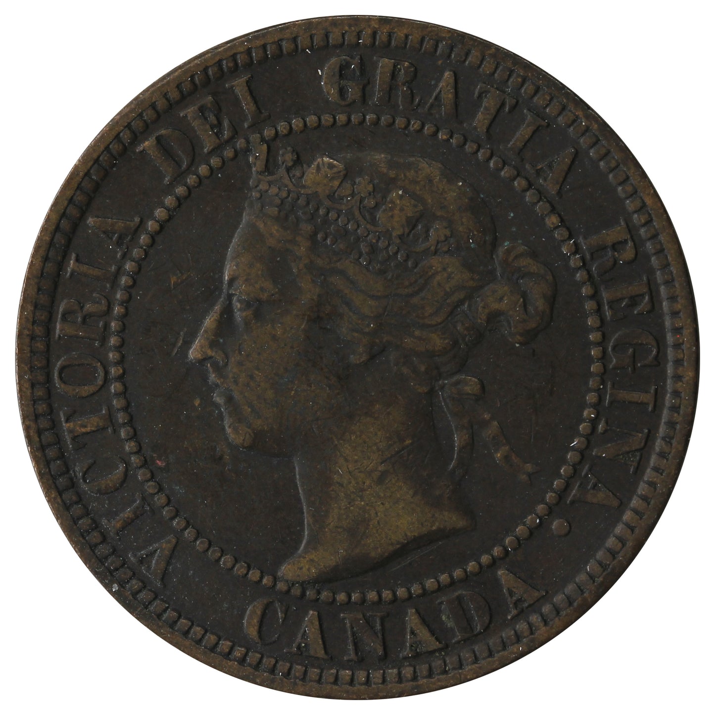 1898H Canada 1-cent F-VF (F-15)