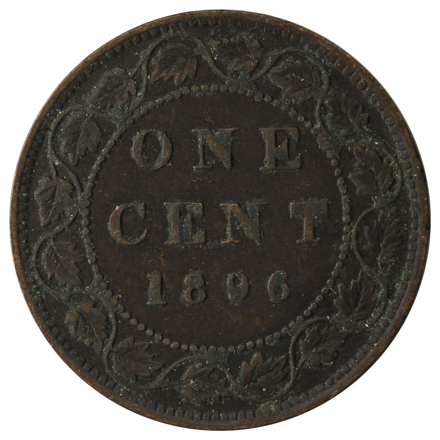 1896 Canada 1-cent VF-EF (VF-30)