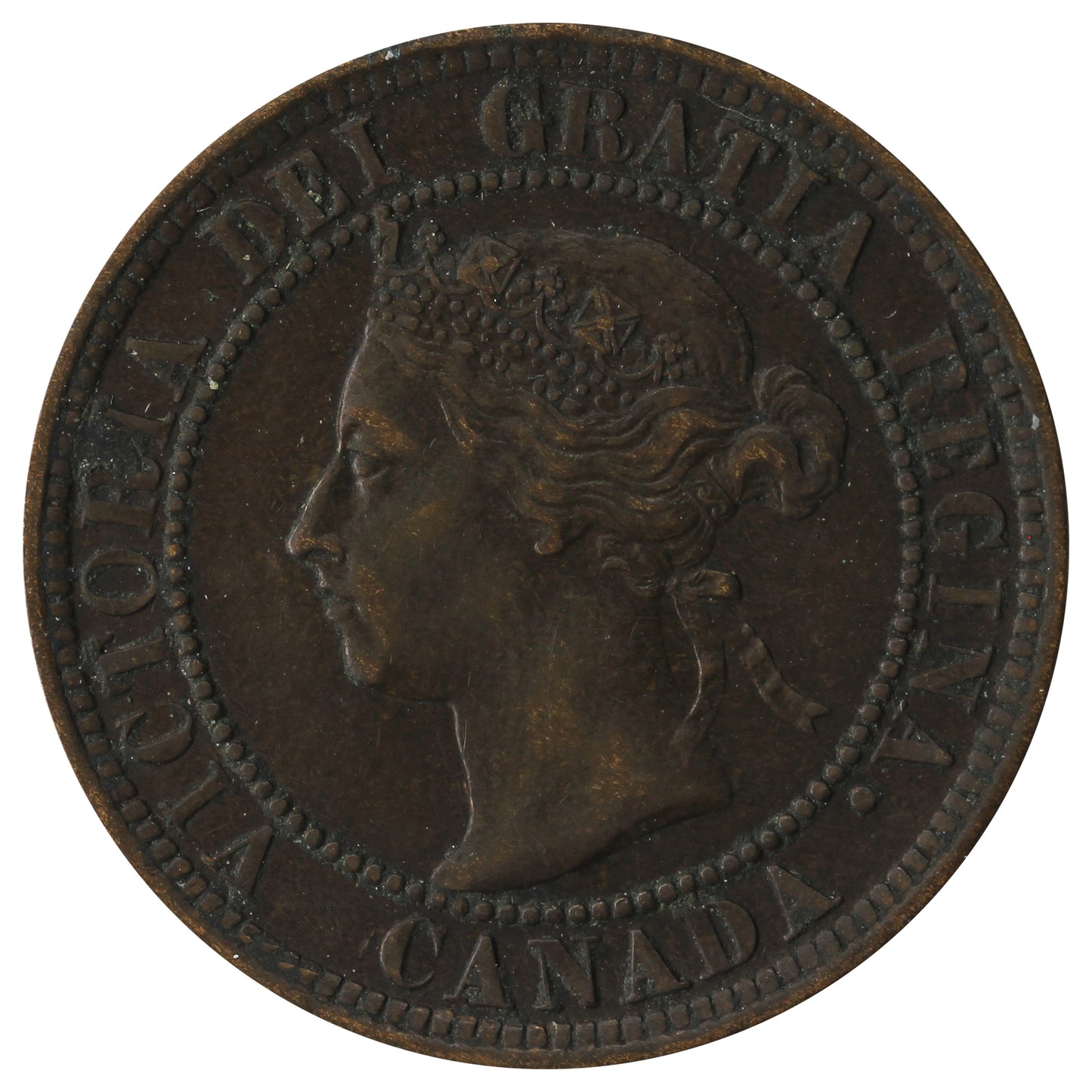 1896 Canada 1-cent VF-EF (VF-30)