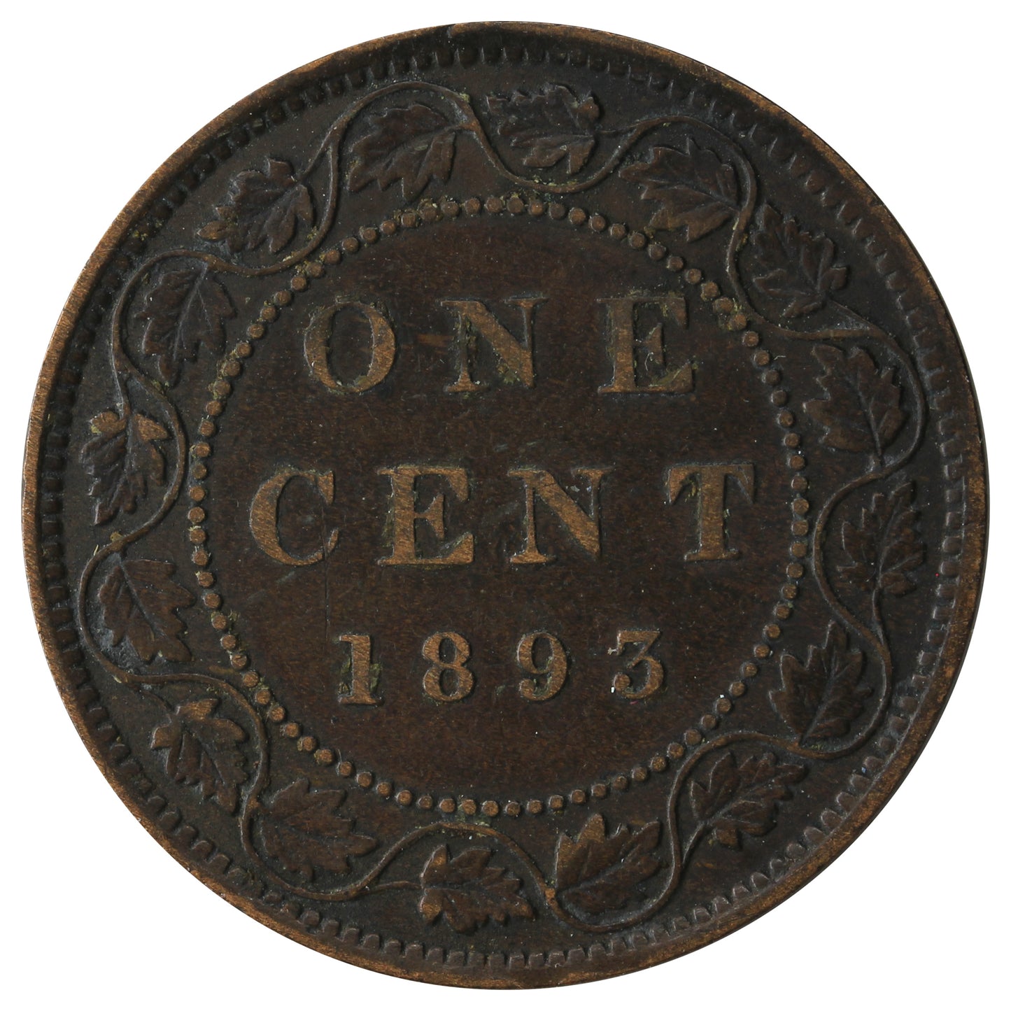 1893 Canada 1-cent Very Fine (VF-20)
