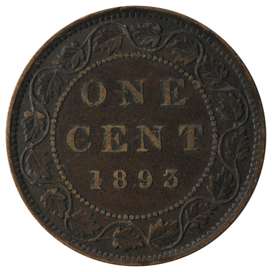 1893 Canada 1-cent Very Fine (VF20)