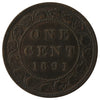 1891 LDLL Obv. 3 Canada 1-cent VF-EF (VF30)