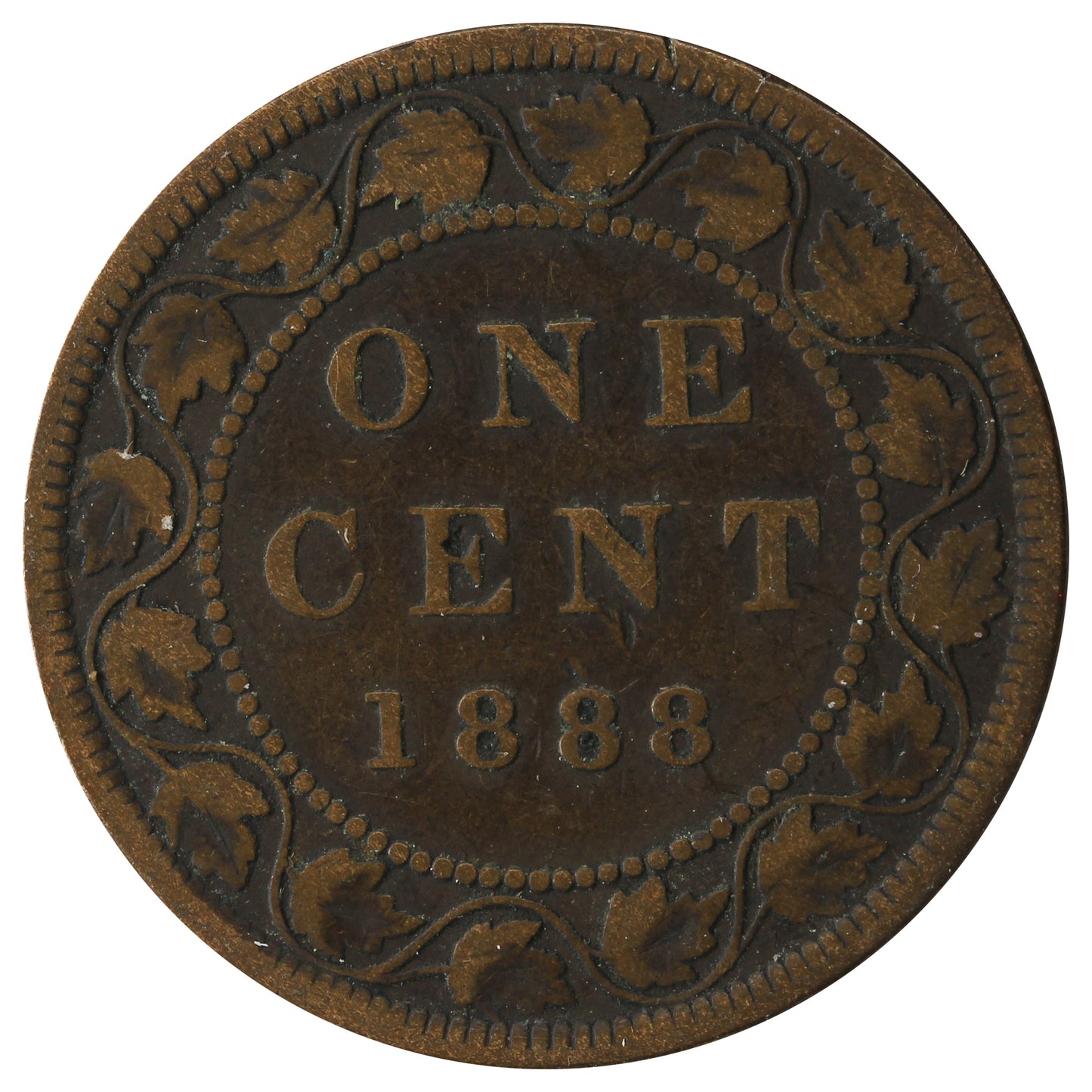 1888 Canada 1-cent Very Good (VG-8)