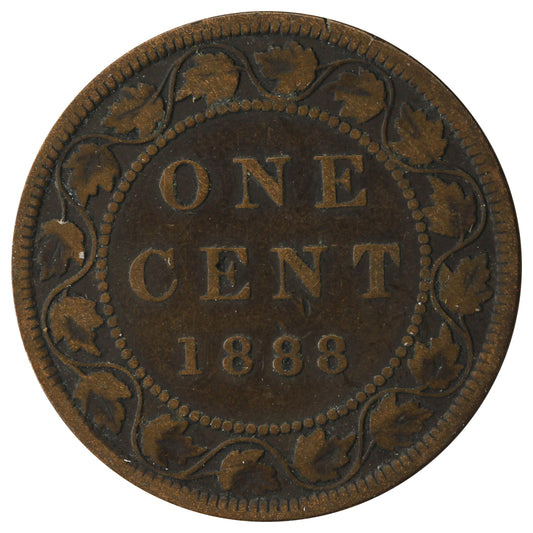 1888 Canada 1-cent Very Good (VG8)