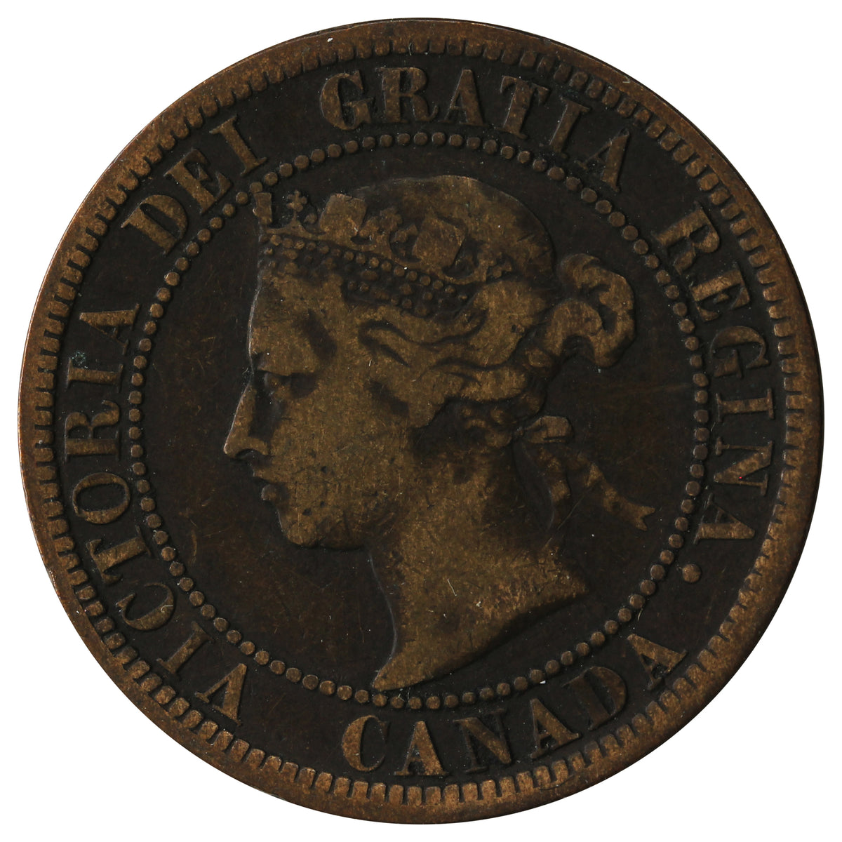 1888 Canada 1-cent VG-F (VG10)