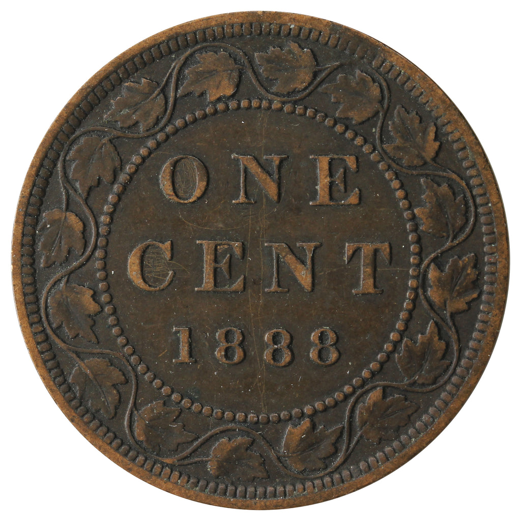 1888 Canada 1-cent VF-EF (VF30)