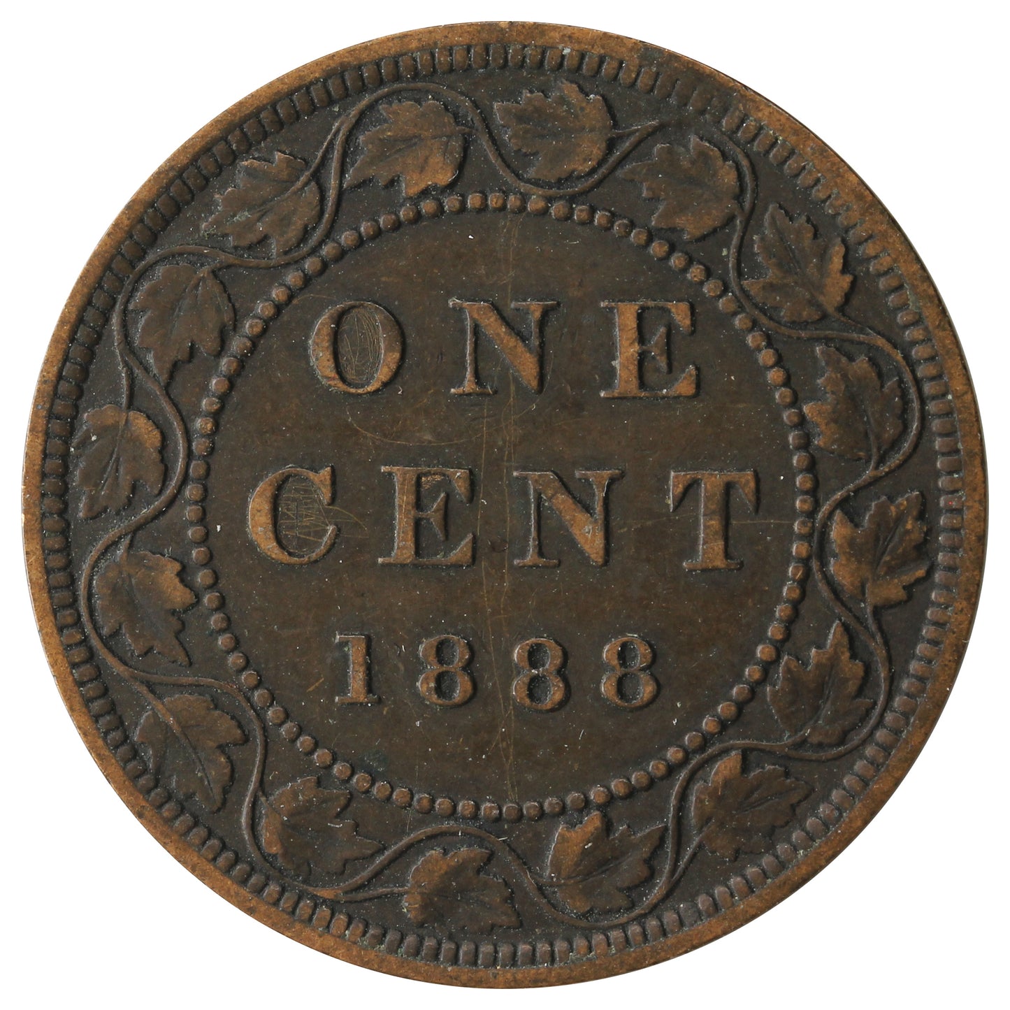 1888 Canada 1-cent VF-EF (VF-30)