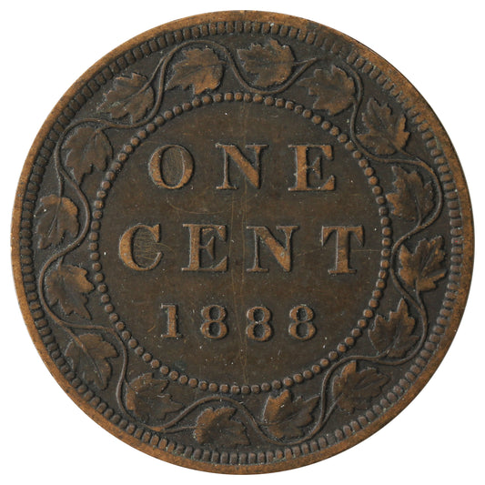 1888 Canada 1-cent VF-EF (VF30)
