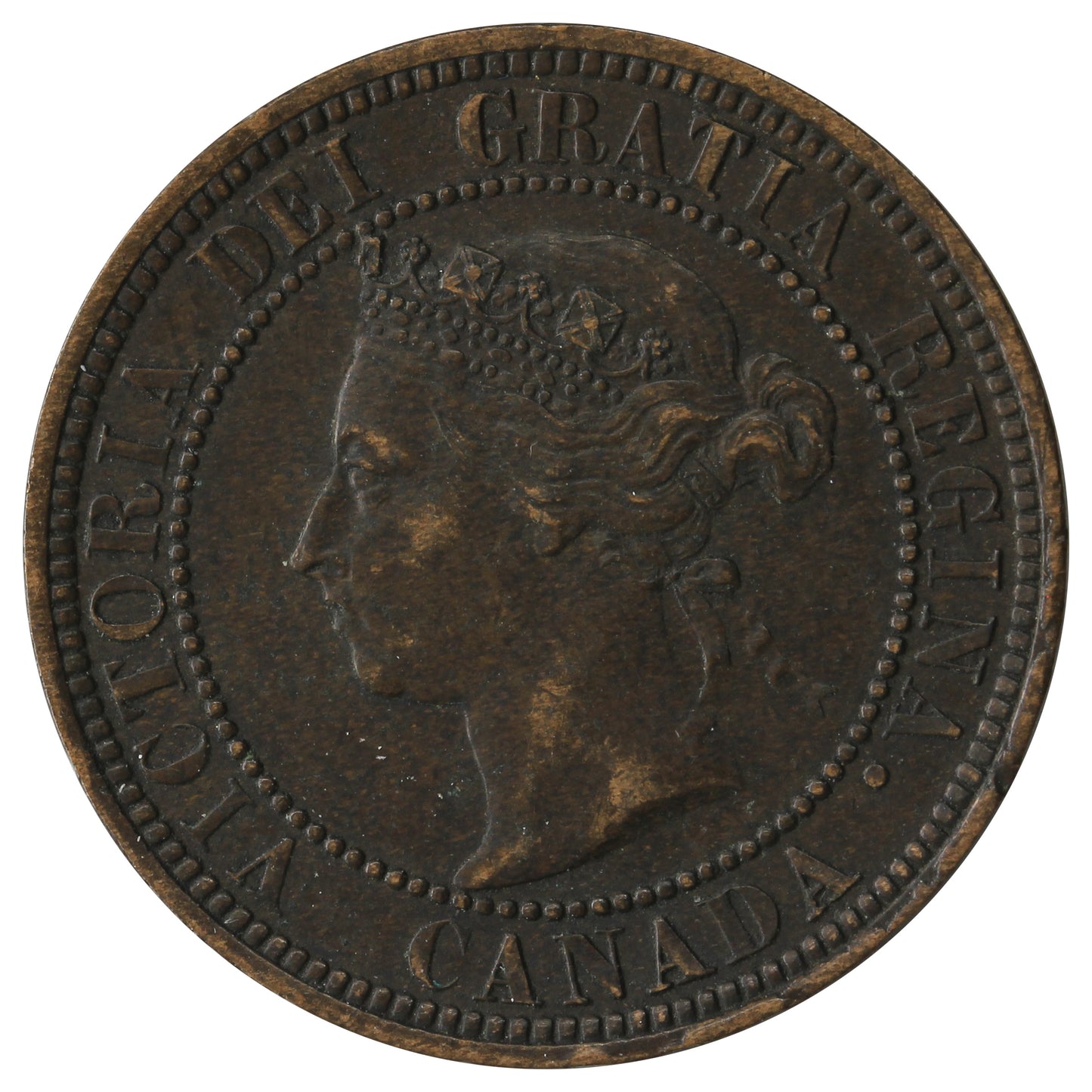 1888 Canada 1-cent Extra Fine (EF40)