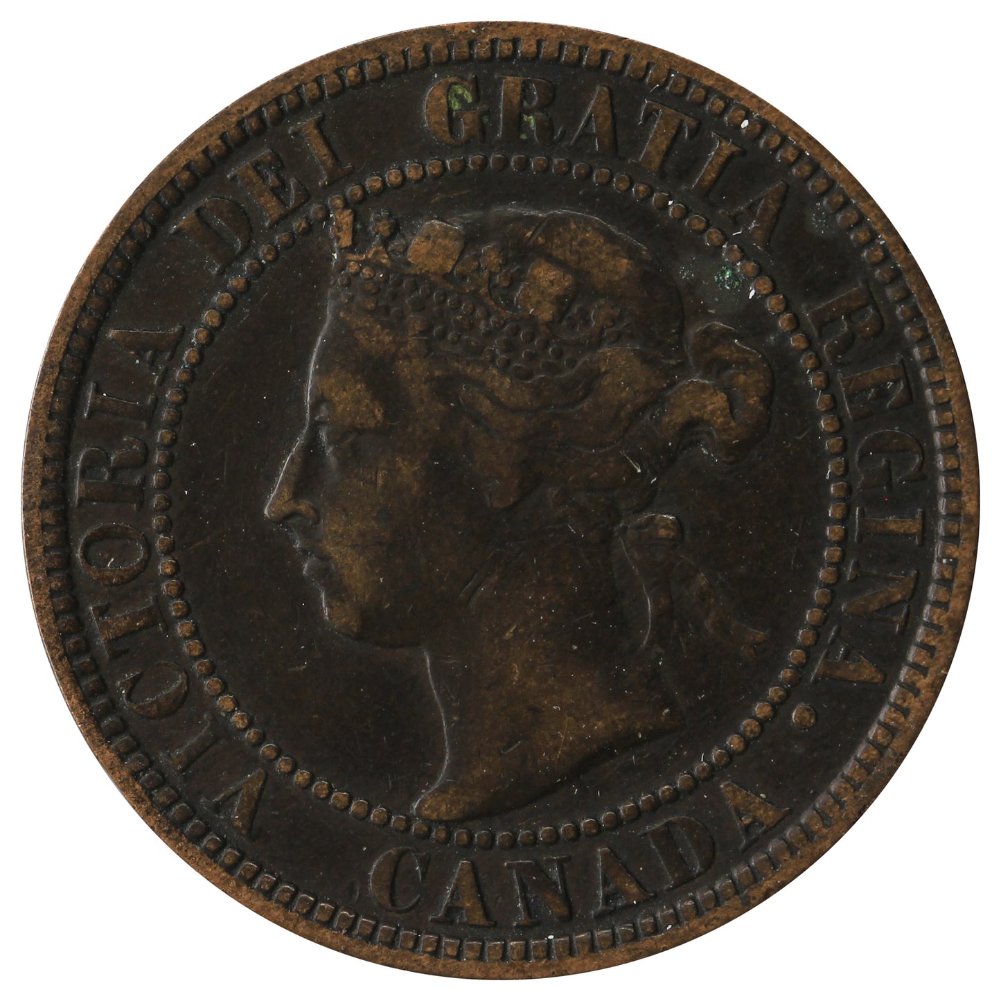 1898H Canada 1-cent Fine (F-12)
