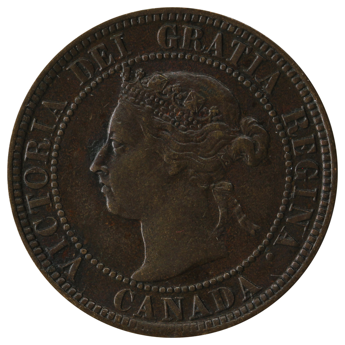 1893 Canada 1-cent VF-EF (VF30)