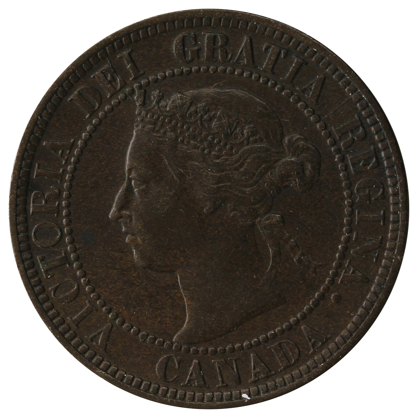 1896 Canada 1-cent Extra Fine (EF40)