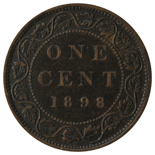 1898H Canada 1-cent Very Fine (VF20)