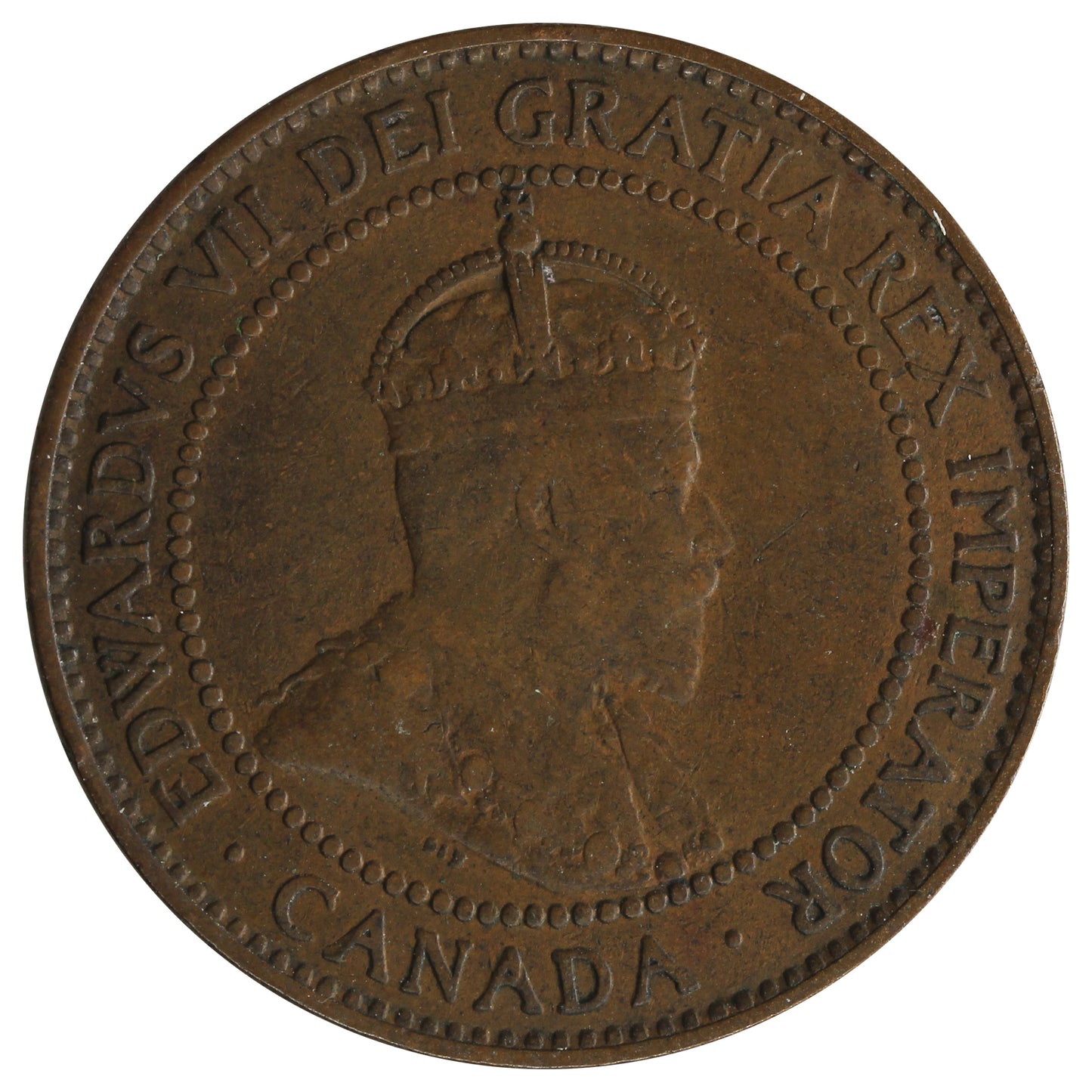 1909 Canada 1-cent Fine (F-12)