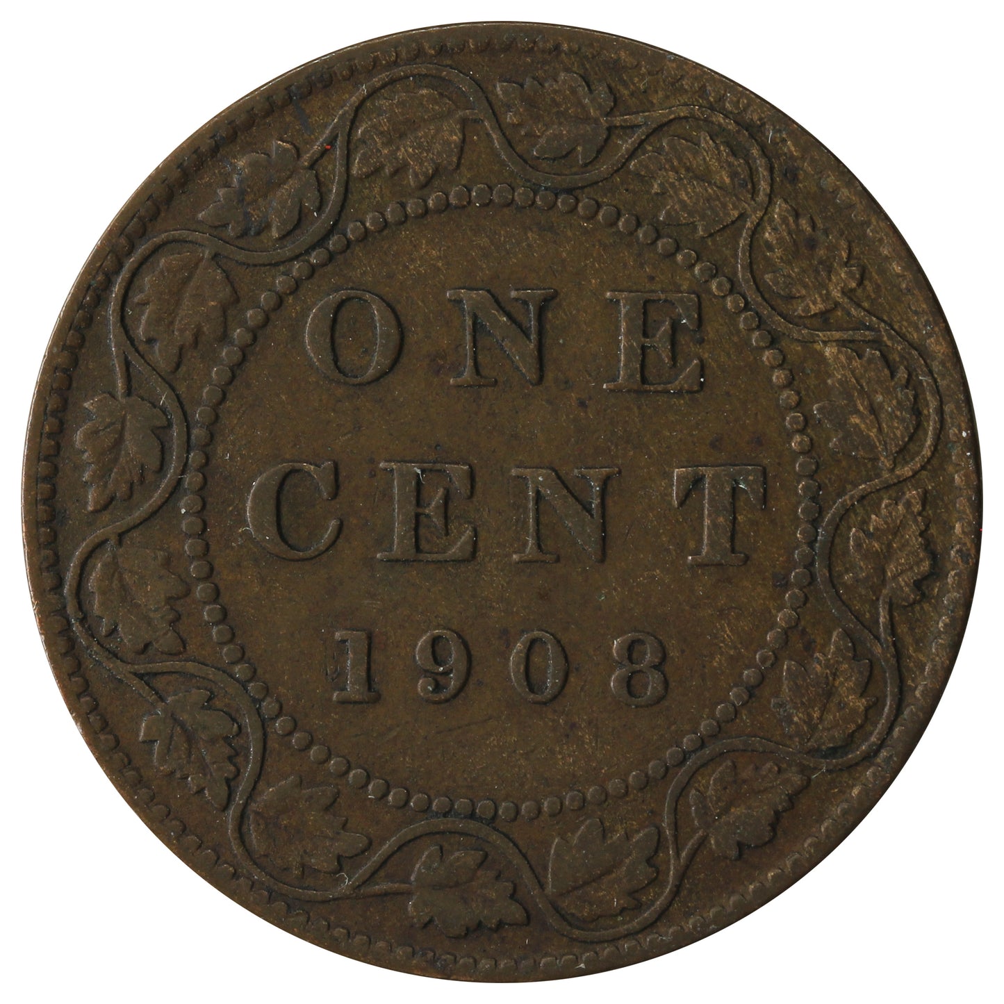 1908 Canada 1-cent Very Good (VG-8)