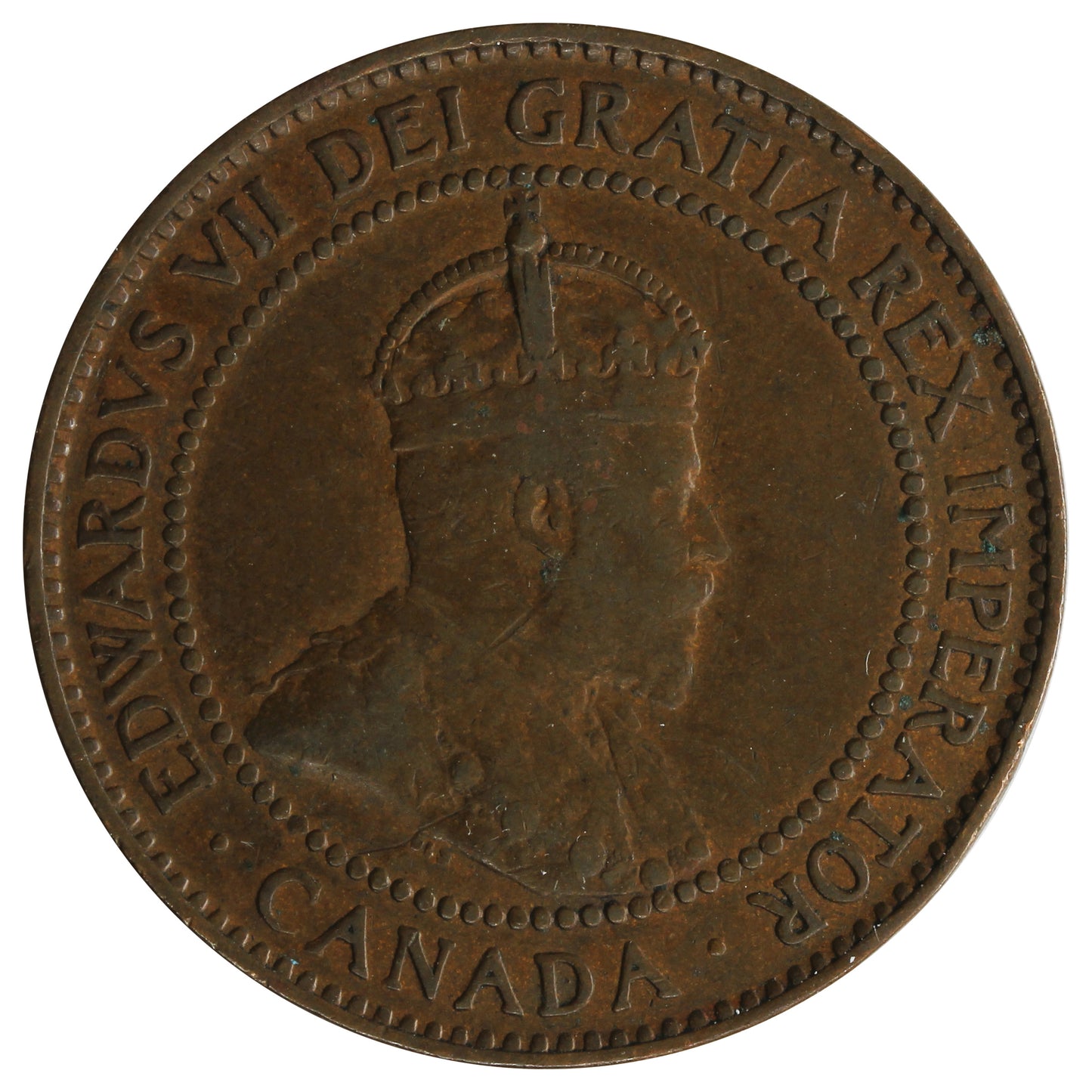 1908 Canada 1-cent VG-F (VG10)