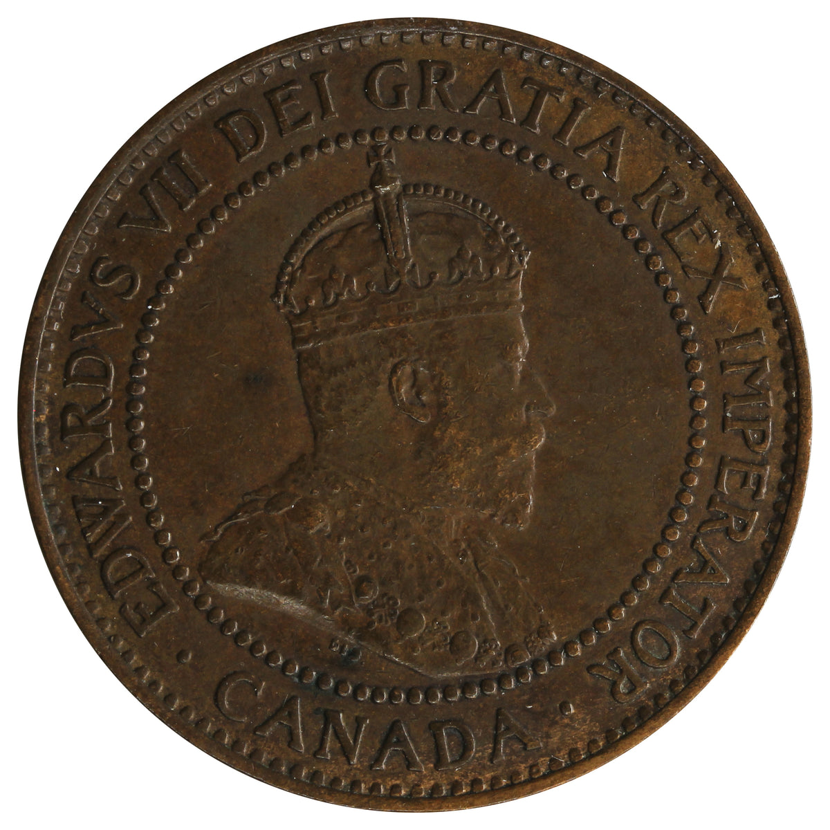 1908 Canada 1-cent Extra Fine (EF40)