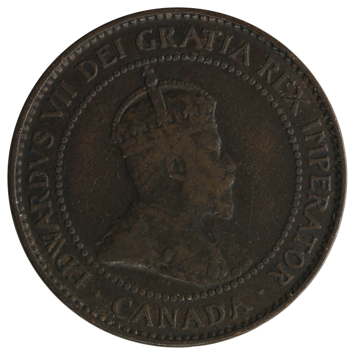 1907H Canada 1-cent VG-F (VG-10)