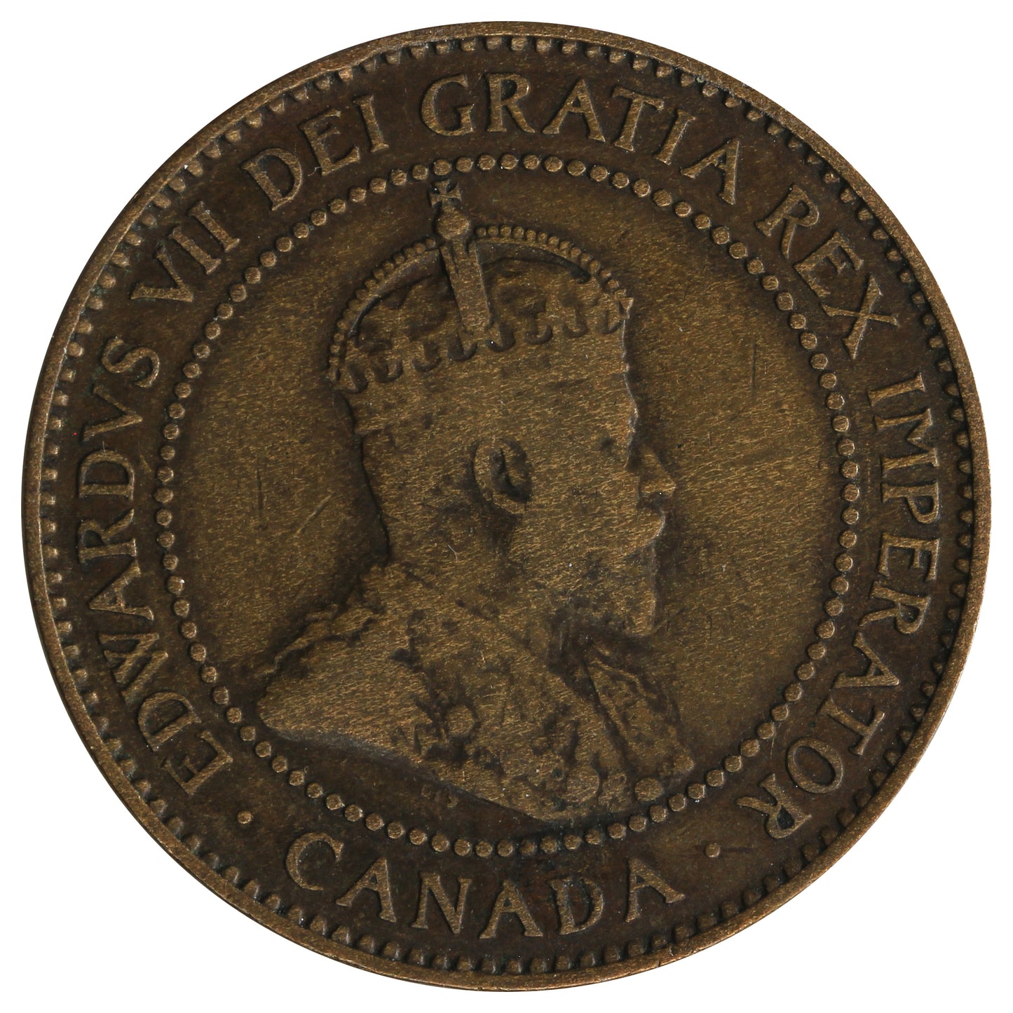 1907 Canada 1-cent VG-F (VG10)