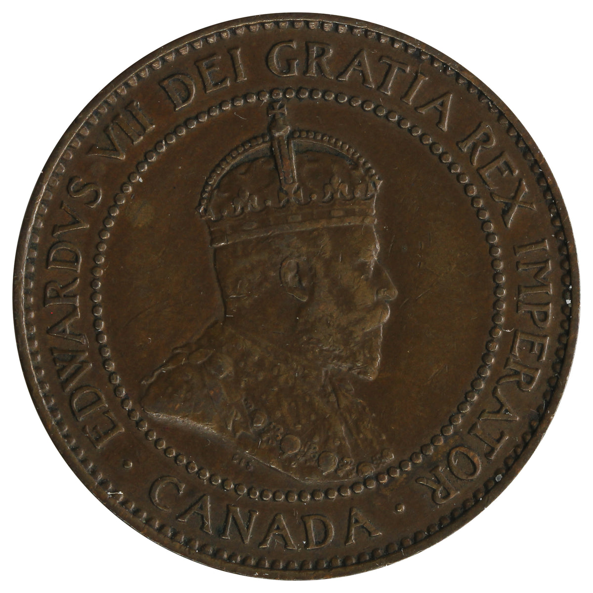 1906 Canada 1-cent VF-EF (VF30)