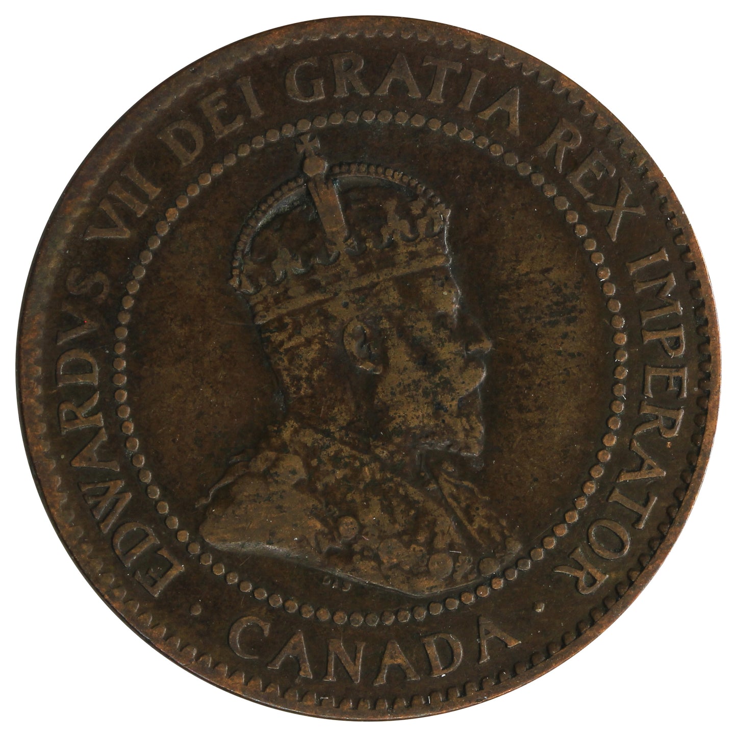 1906 Canada 1-cent F-VF (F-15)