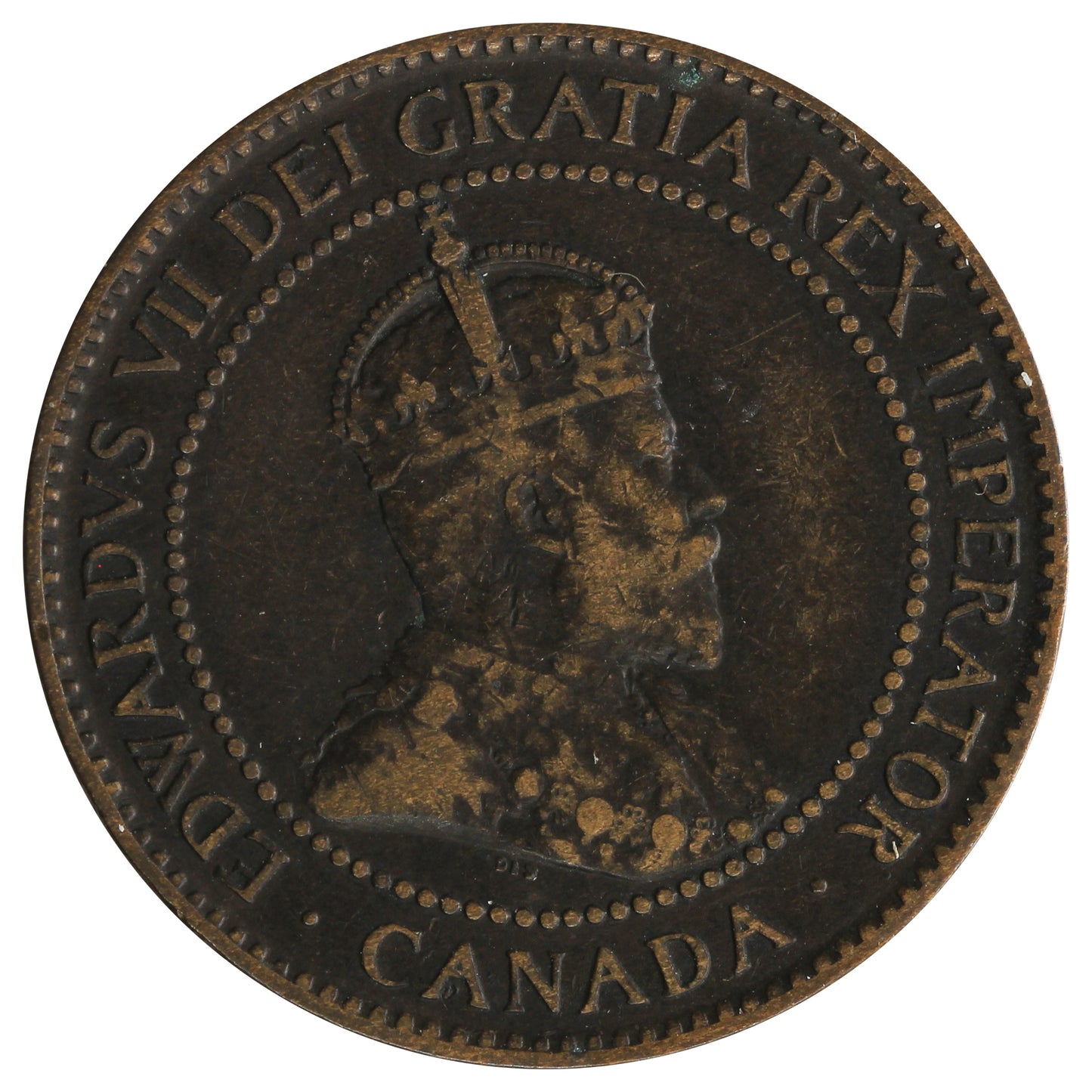 1902 Canada 1-cent F-VF (F15)