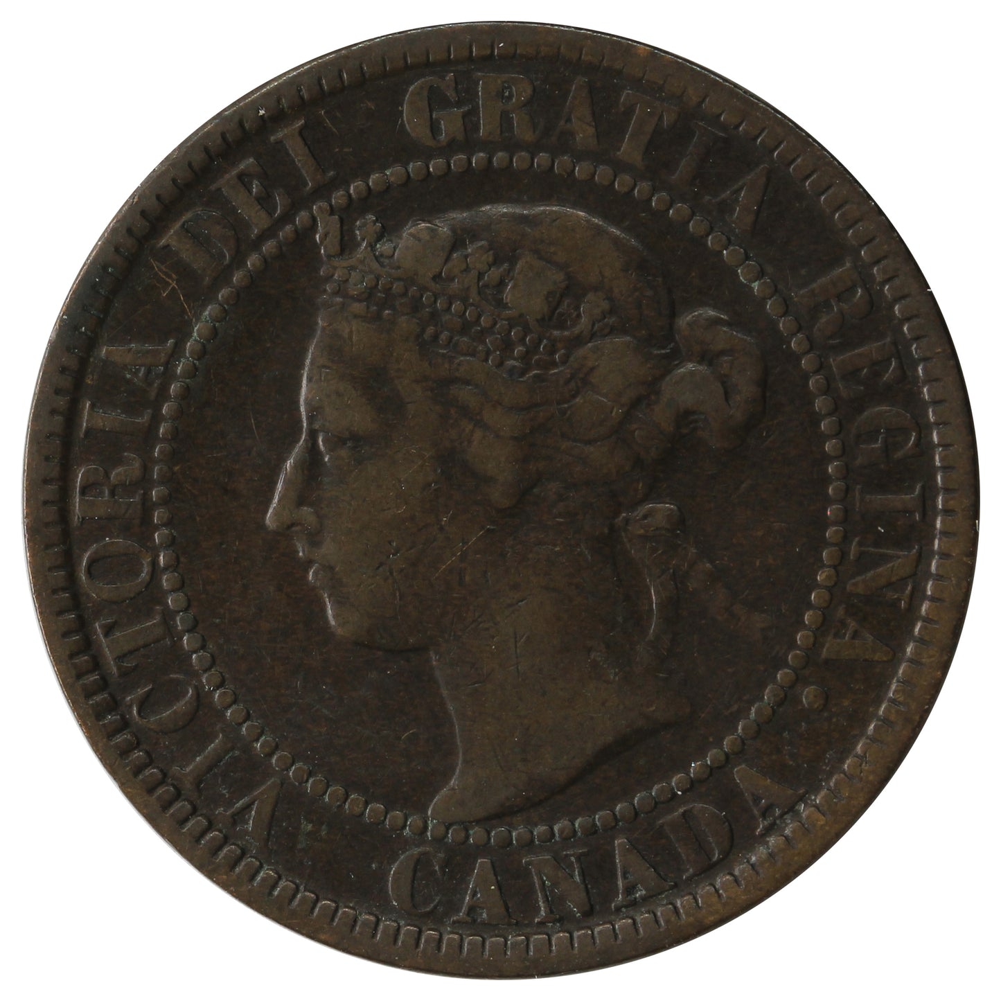 1901 Canada 1-cent Fine (F12)