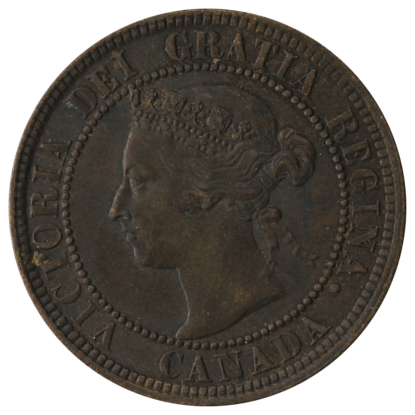 1901 Canada 1-cent Almost Uncirculated (AU50)