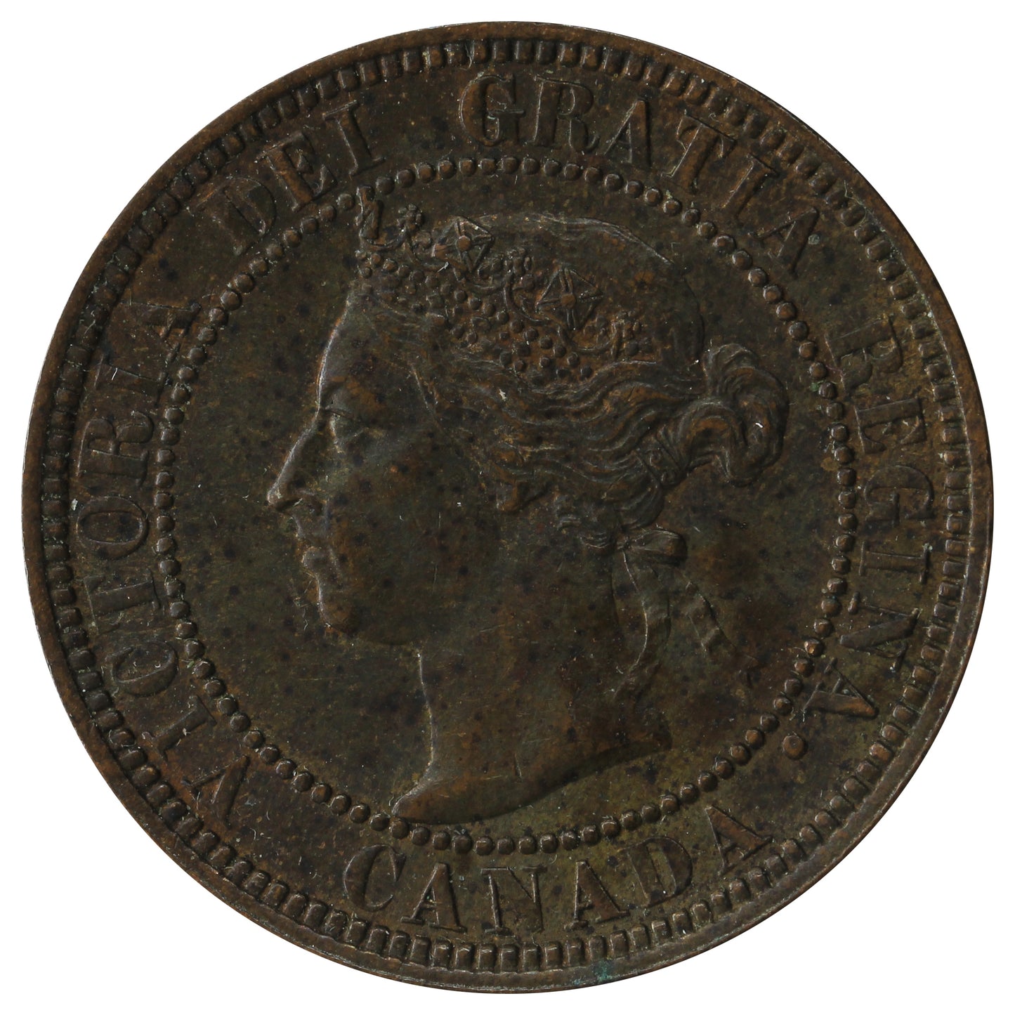 1901 Canada 1-cent AU-UNC (AU55)