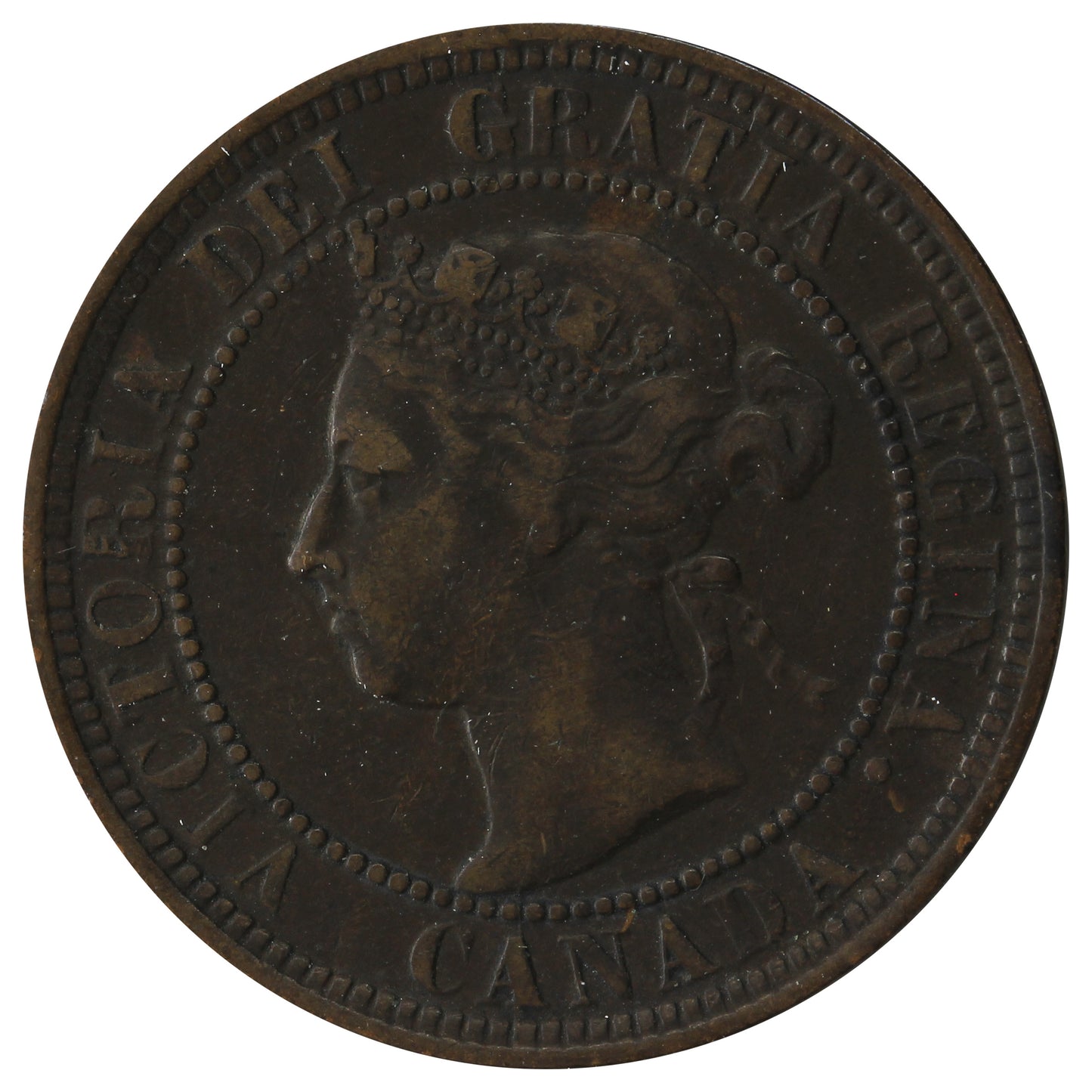 1900H Canada 1-cent F-VF (F15)