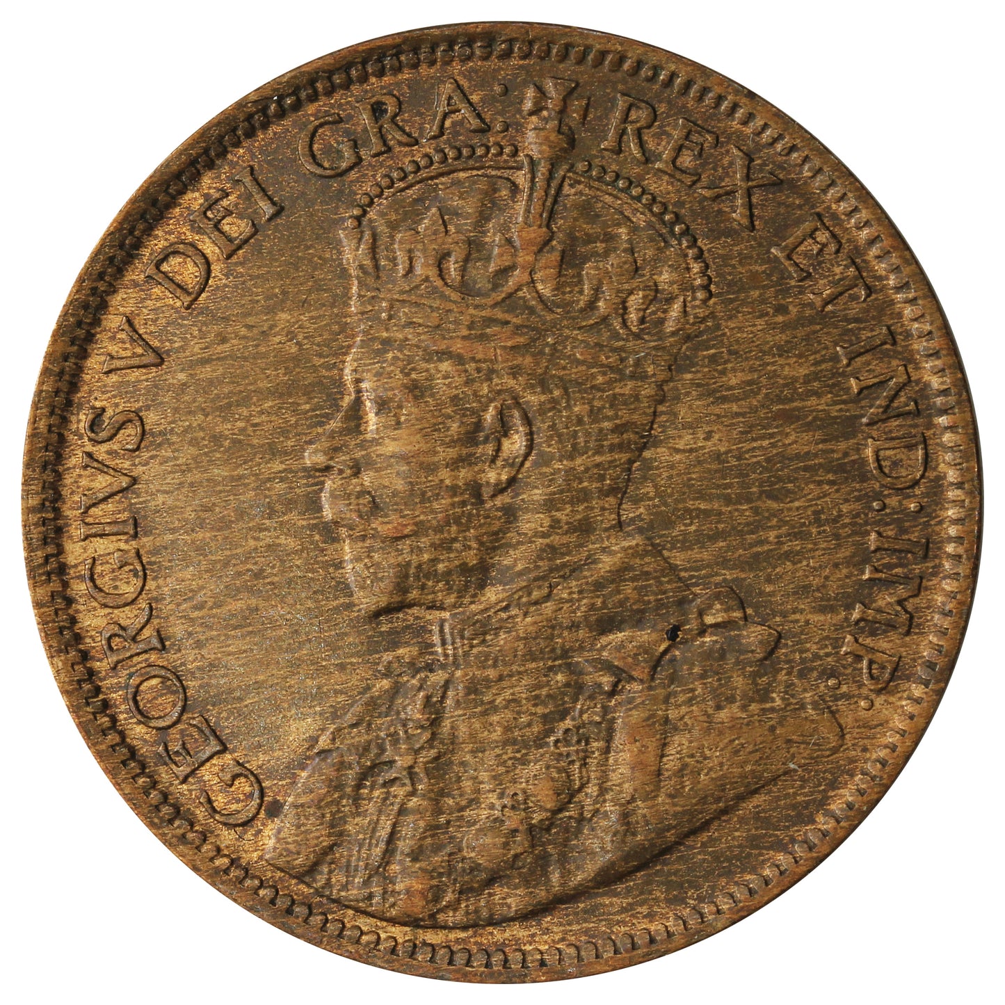 1918 Canada 1-cent AU-UNC (AU-55)