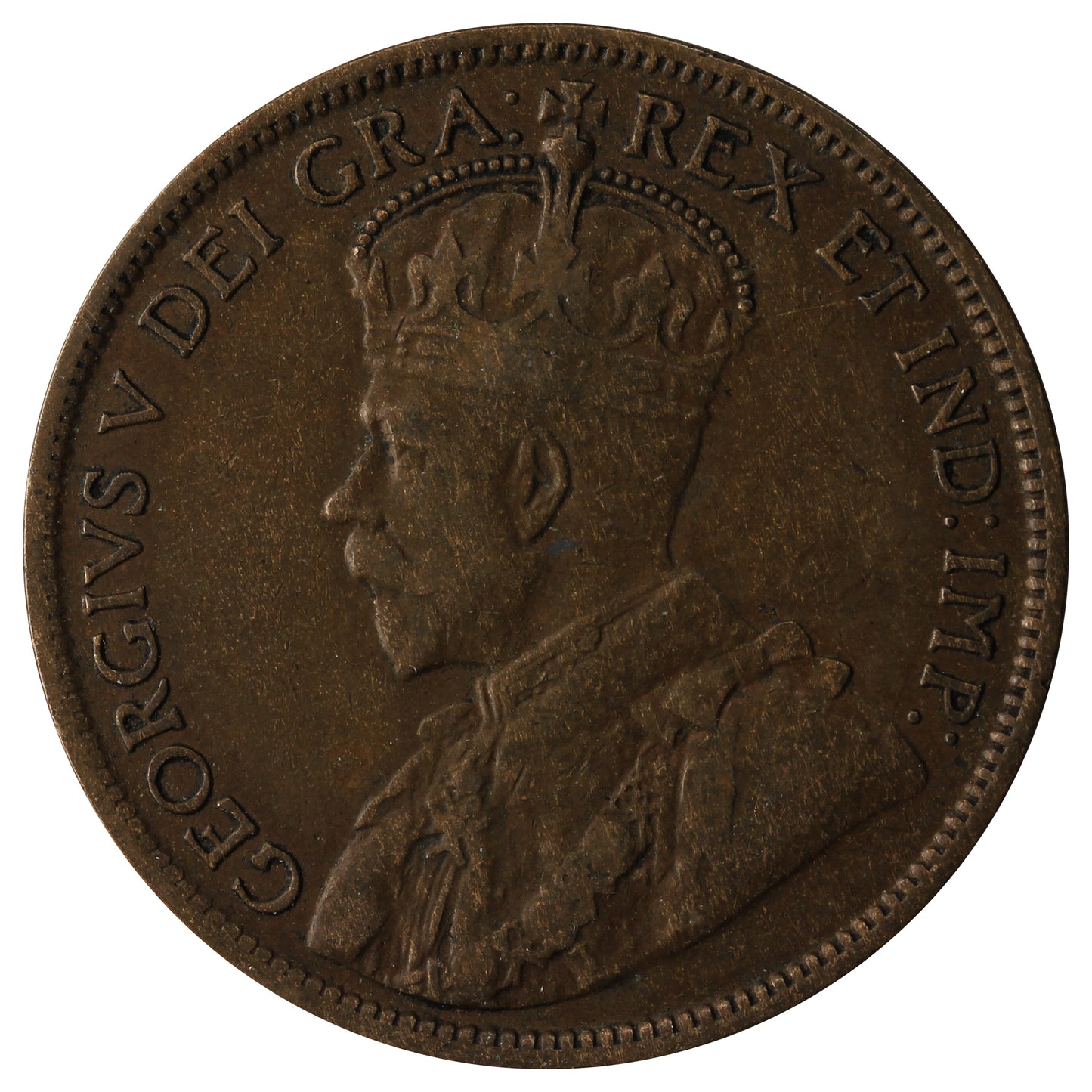 1916 Canada 1-cent F-VF (F-15)