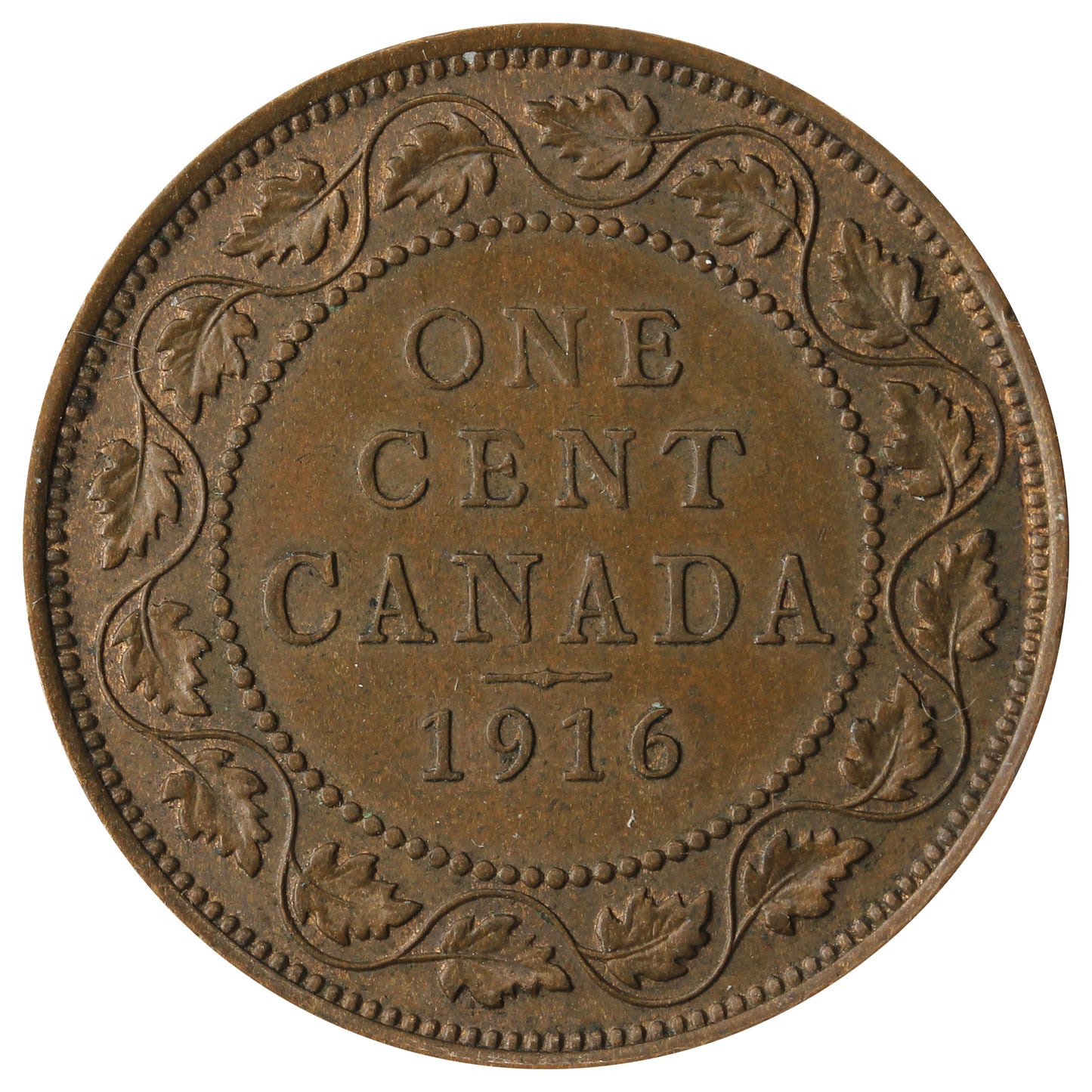 1916 Canada 1-cent Extra Fine (EF-40)