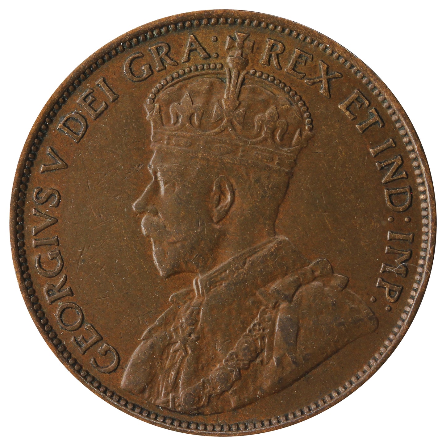 1913 Canada 1-cent VF-EF (VF30)
