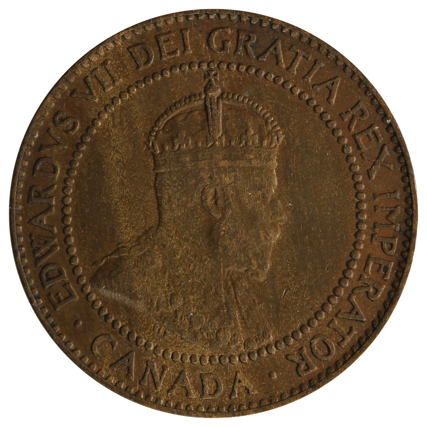 1910 Canada 1-cent VF-EF (VF30)