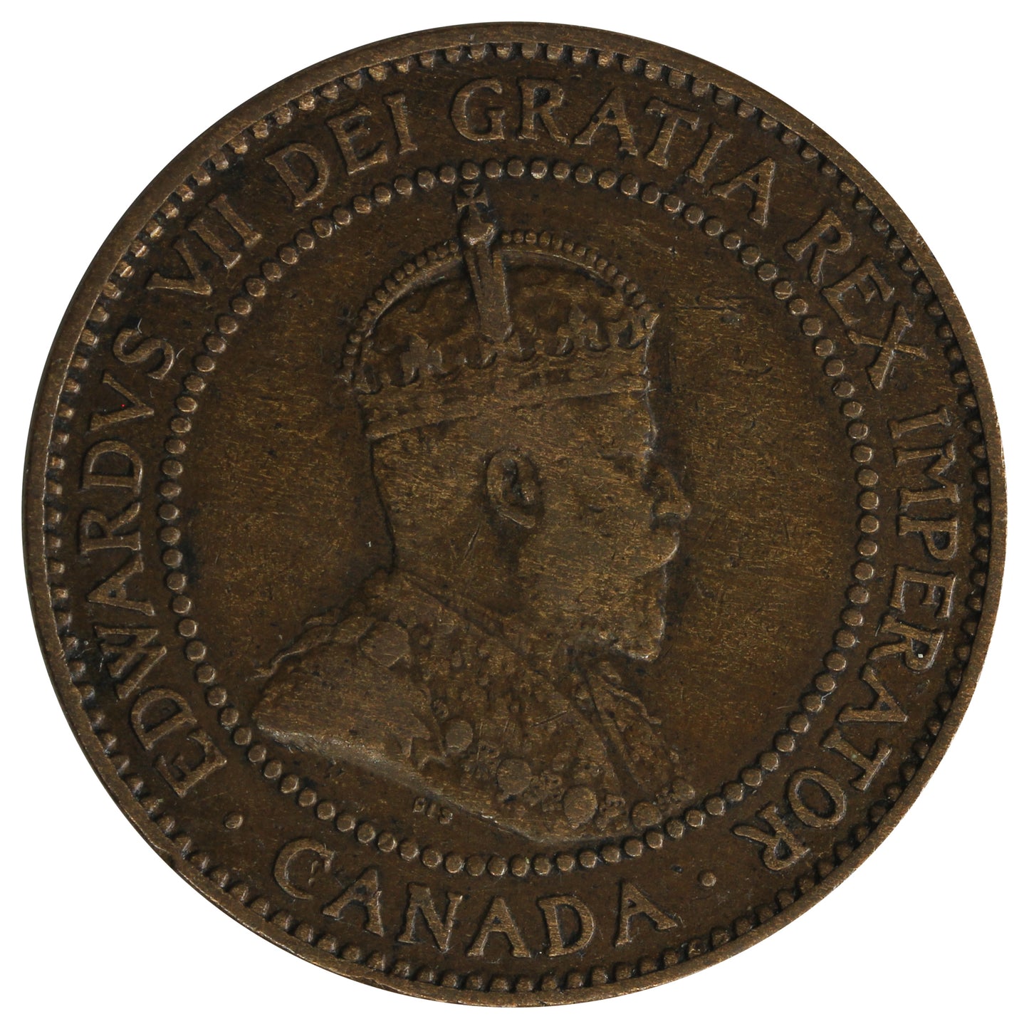 1910 Canada 1-cent Fine (F12)