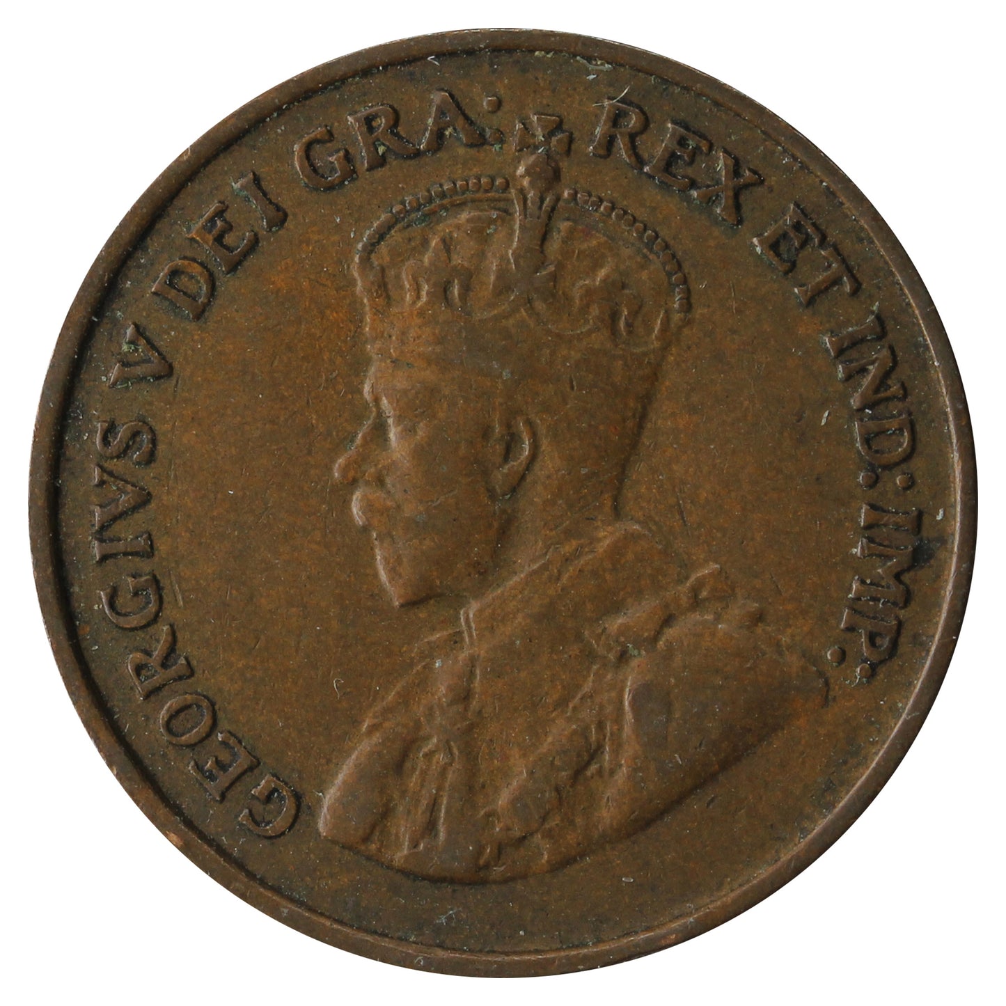 1924 Canada 1-cent F-VF (F15)