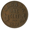 1922 Canada 1-cent F-VF (F15)